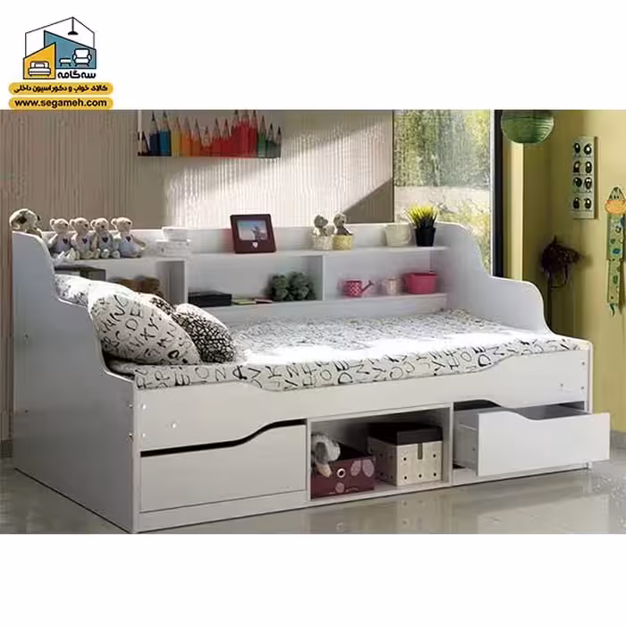تخت خواب یک نفره کد BSP28 - فروشگاه سه گامه