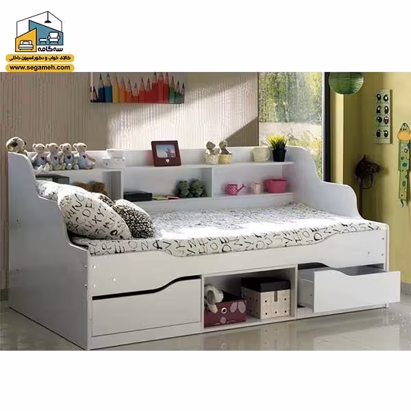 تخت خواب یک نفره کد BSP28 - فروشگاه سه گامه
