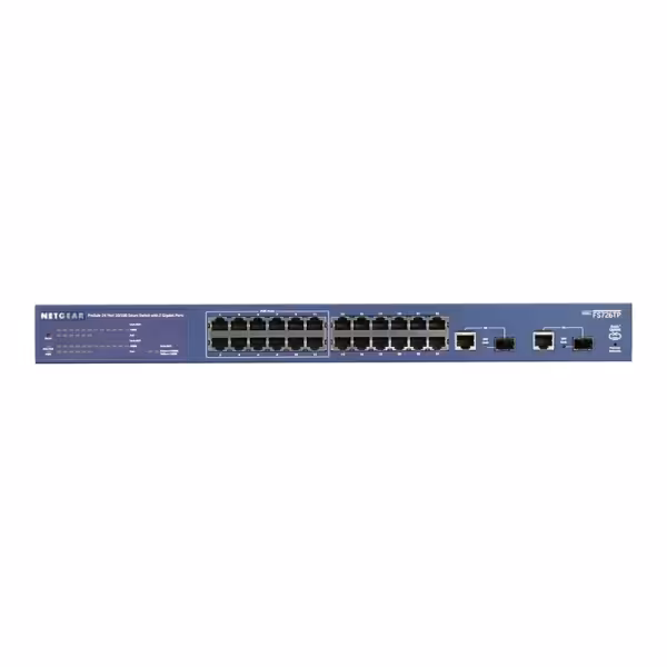 سوئیچ کارکرده مدیریتی POE نت گیر 26 پورت مدل FS726TP