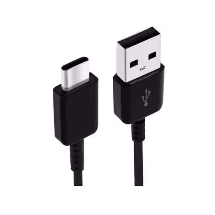 کابل شارژر تایپ سی سامسونگ اصلی اورجینال samsung سیم شارژر  TYPE-C سر پهن سرجعبه ای سرکارتنی ویتنامی type c