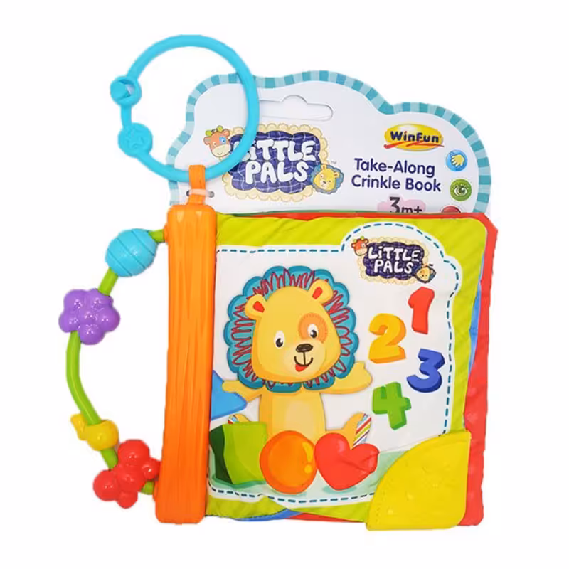 جغجغه کتاب پارچه ای مدل winfun 00176