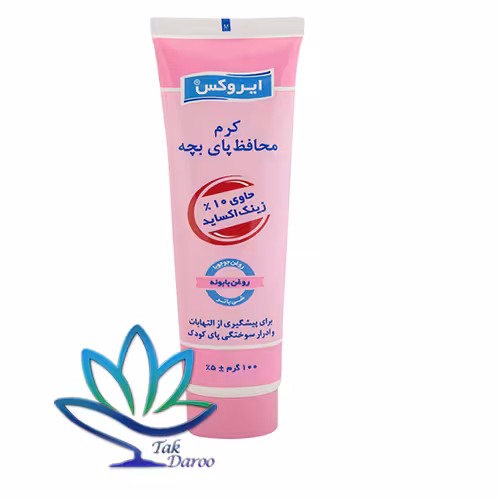 کرم محافظ پای بچه ایروکس 100 گرمی