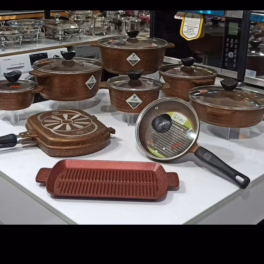 سرویس قابلمه 19پارچه چدن پیلو ترک اصل