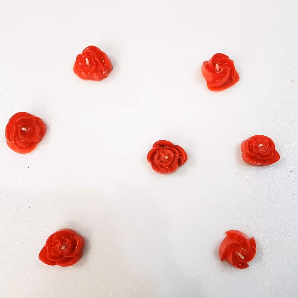 شمع گل رز (کوچک)