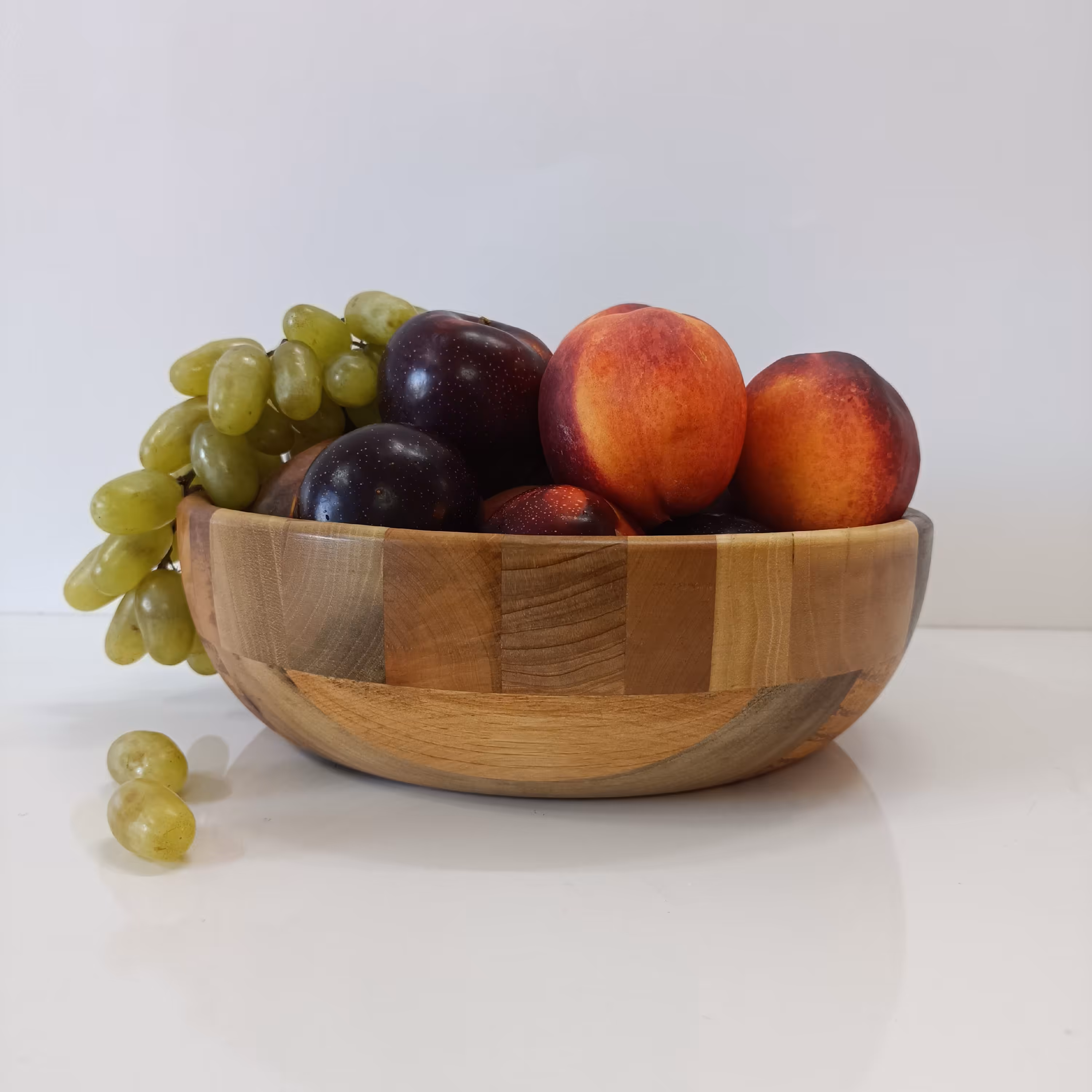 کاسه میوه و سالاد چوبی