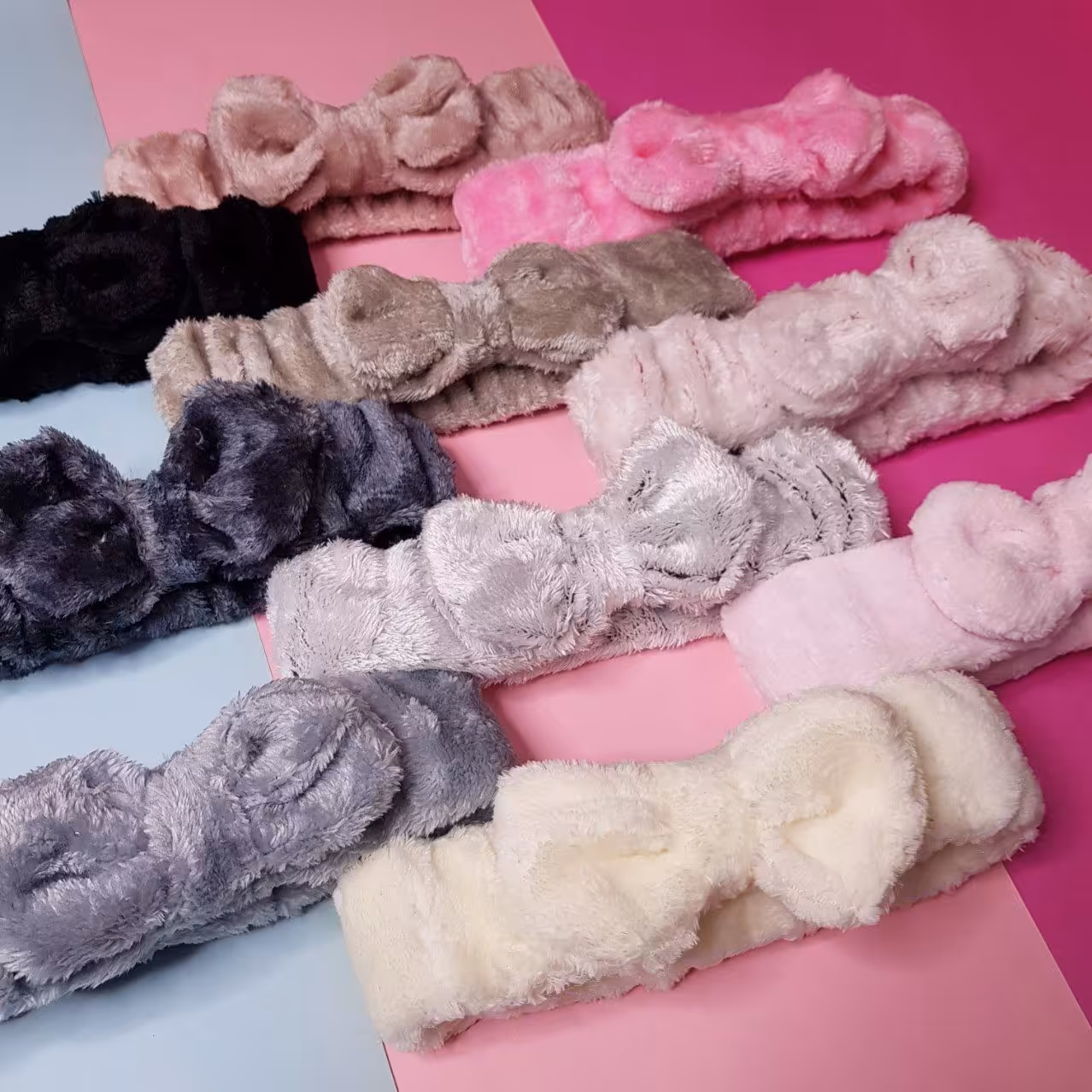 هدبند حوله ای  پاپیونی
