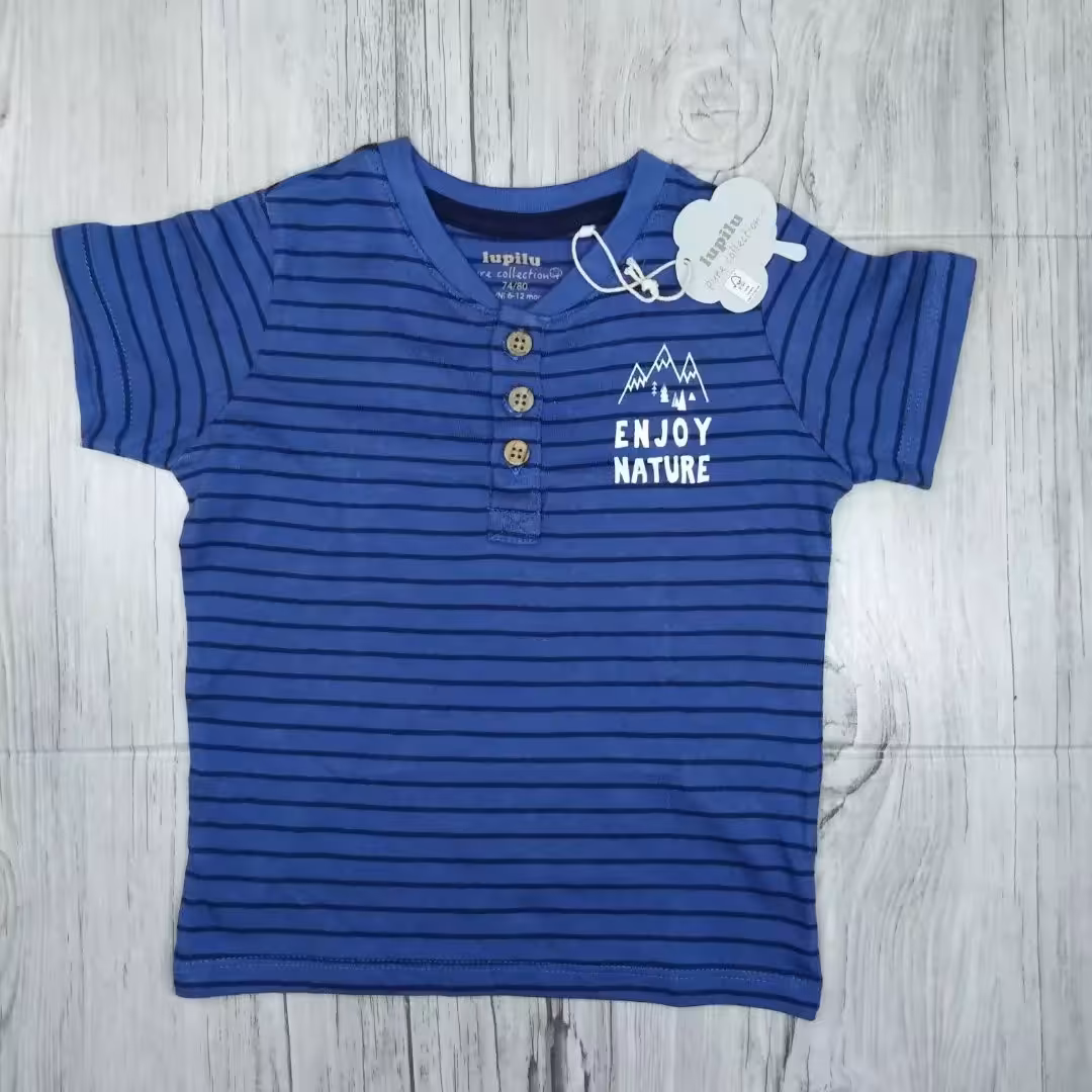 تیشرت بچه گانه (پسرانه) لوپیلو سری ارگانیک، 6 تا 12 ماه 