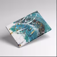 تابلو تلفیقی نقاشیخط دیجیتال آرت گالری چارگوش  2901