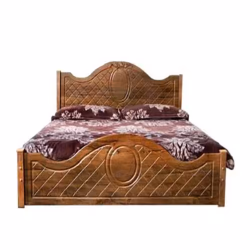 تخت خواب دو نفره مدل آرامش بدون کشو بدون تشک بدون کفی(پس کرایه)