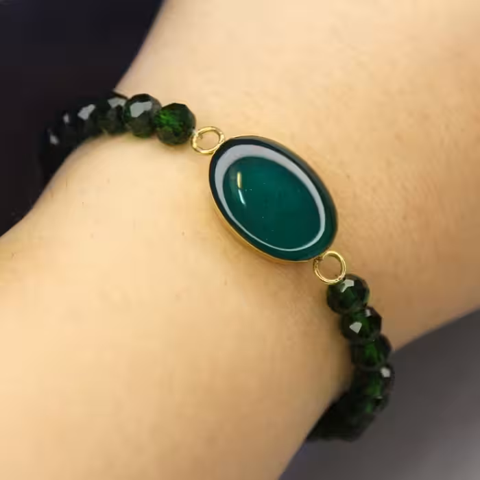 دستبند رزینی دستساز