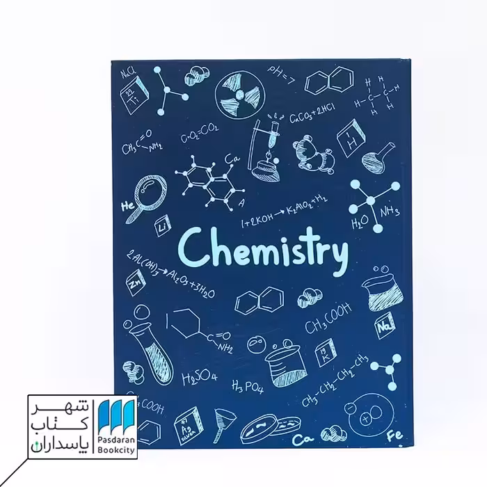 دفتر کلاسوری جلد سخت شیمی آبی