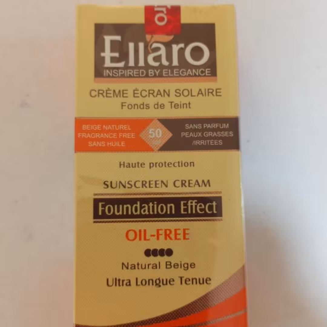 کرم ضد آفتاب الاروSPF50 نچرال بز و oil free لیبل دار