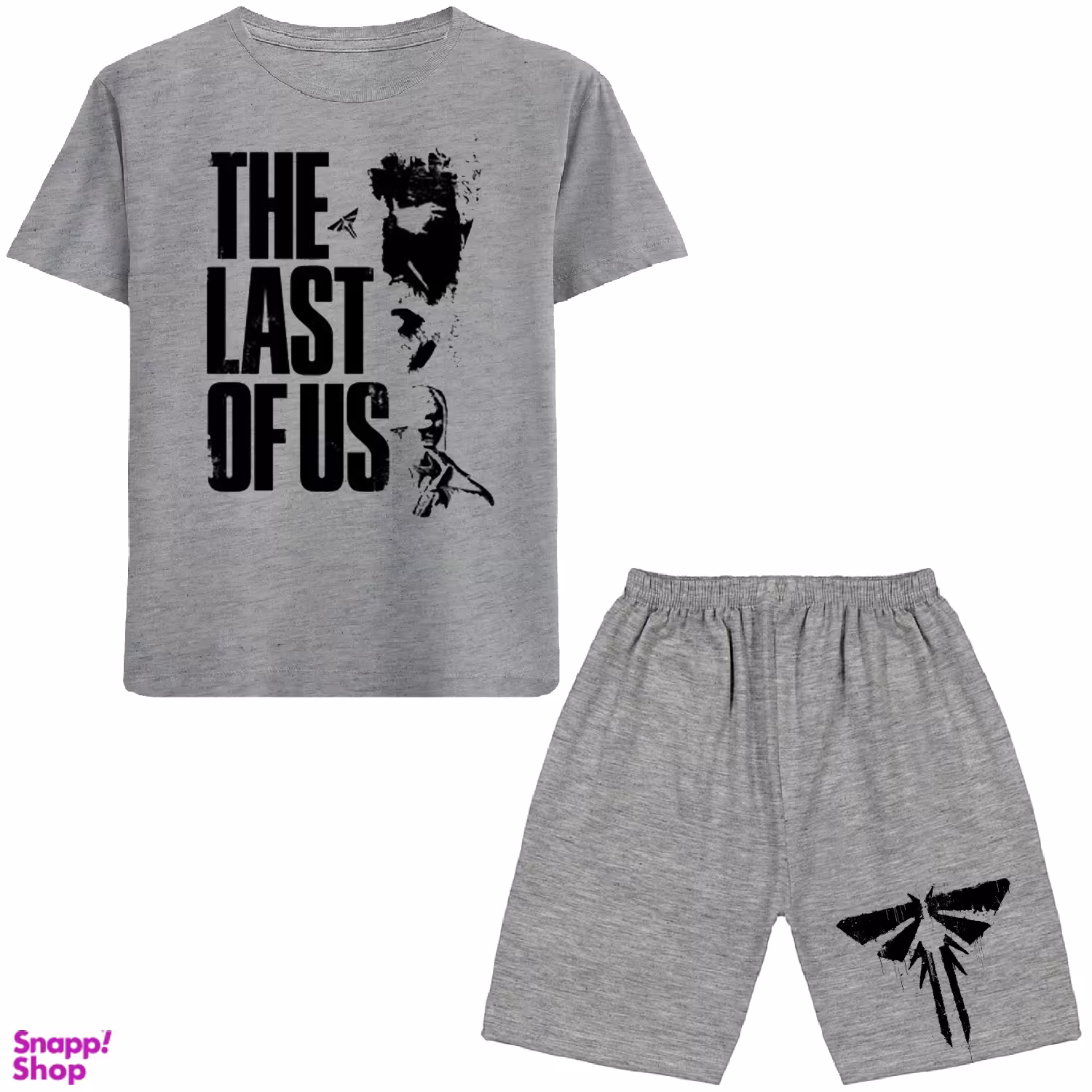 ست تیشرت و شلوارک پسرانه مدل N74 THE LAST