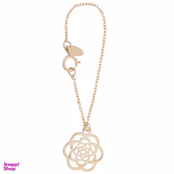 آویز ساعت طلا 18 عیار زنانه طرح گل کد SG390