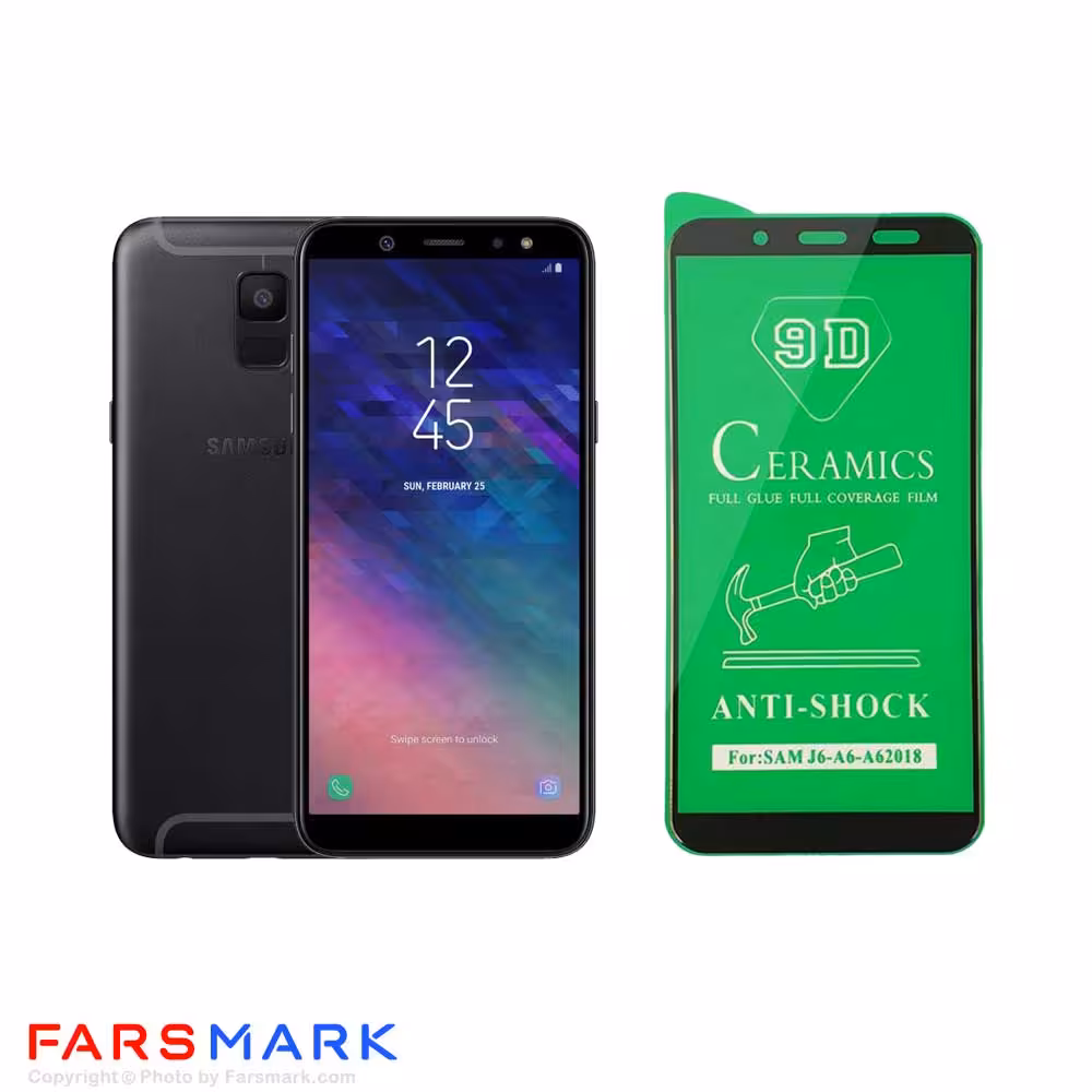 گلس سرامیکی گوشی سامسونگ Samsung Galaxy A6 2018