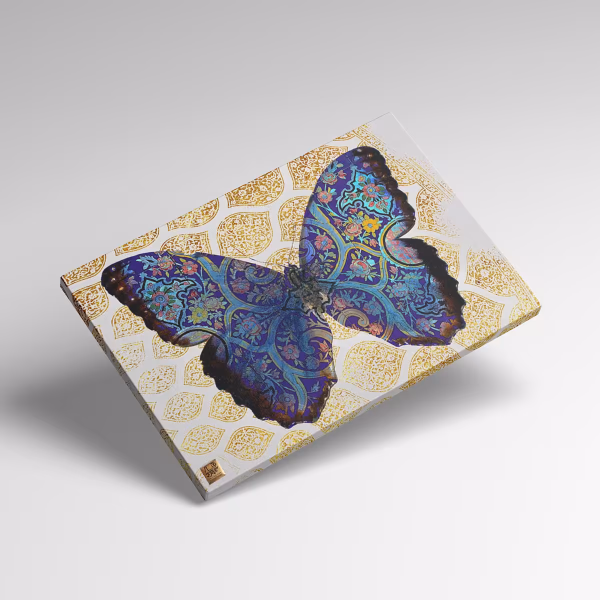 تابلو بوم تلفیقی نقاشیخط دیجیتال آرت گالری چارگوش  8117