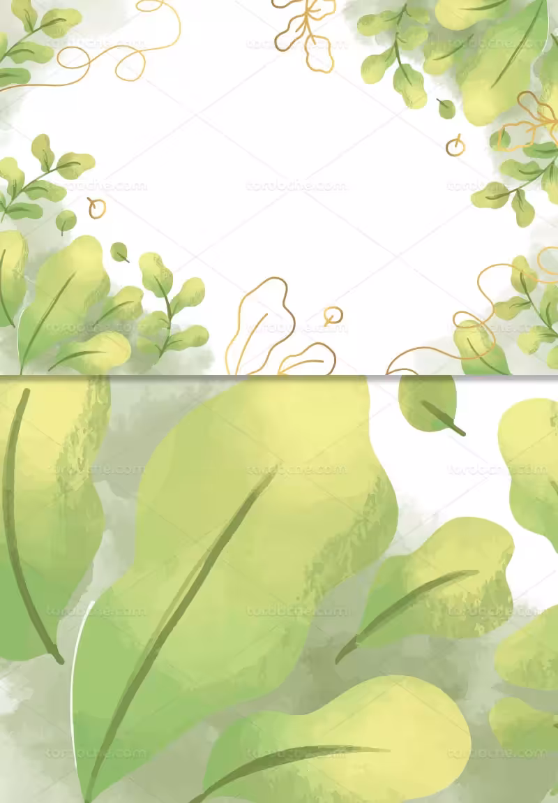 وکتور پس زمینه برگ | گرافیک با طعم تربچه