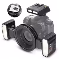 دوربین ماکرو فلاش دوقلو   mk   mt24ii