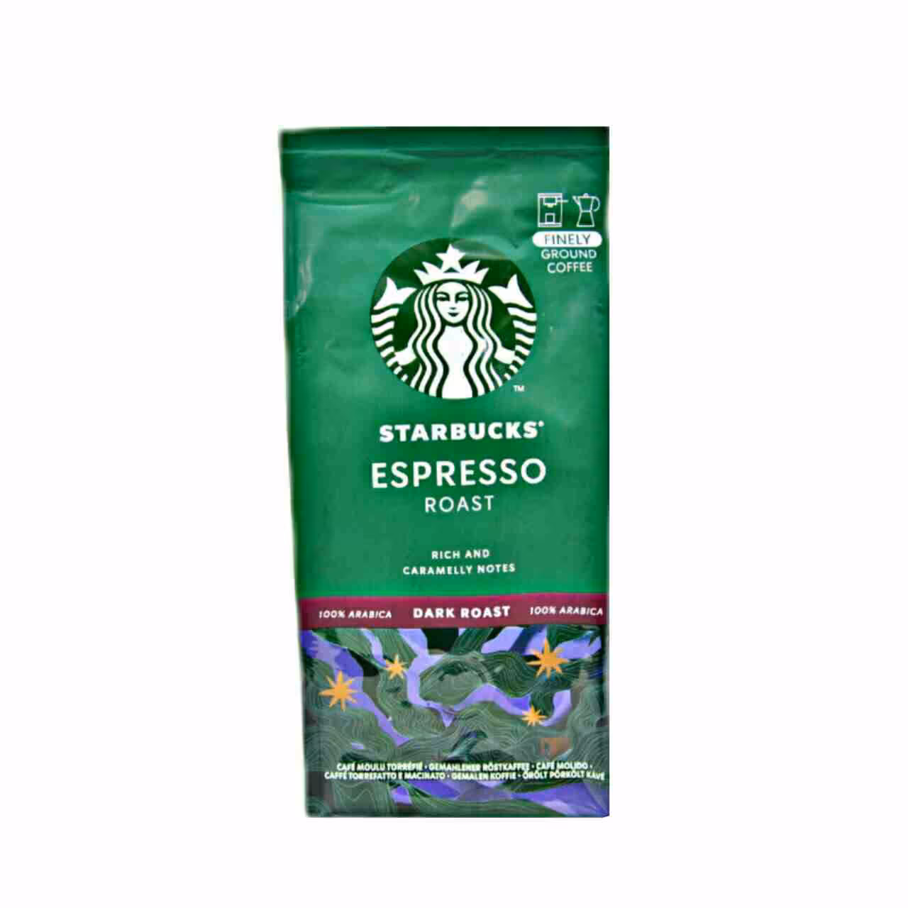 پودر قهوه اسپرسو ( دارک روست ) 200 گرم استارباکس - starbucks