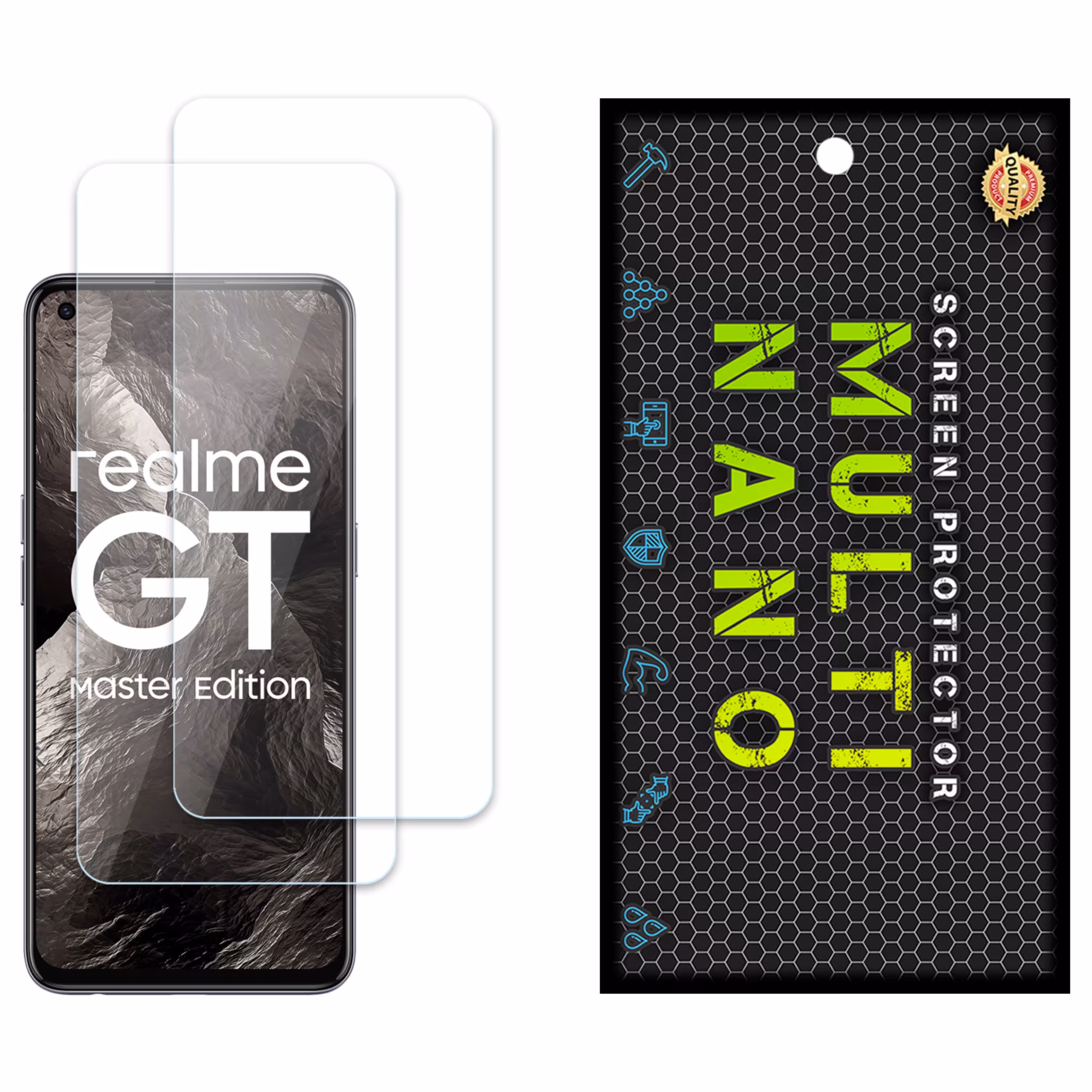 محافظ صفحه نمایش MultiNano مدل X-S2N برای ریلمی GT Master Edition بسته دو عددی