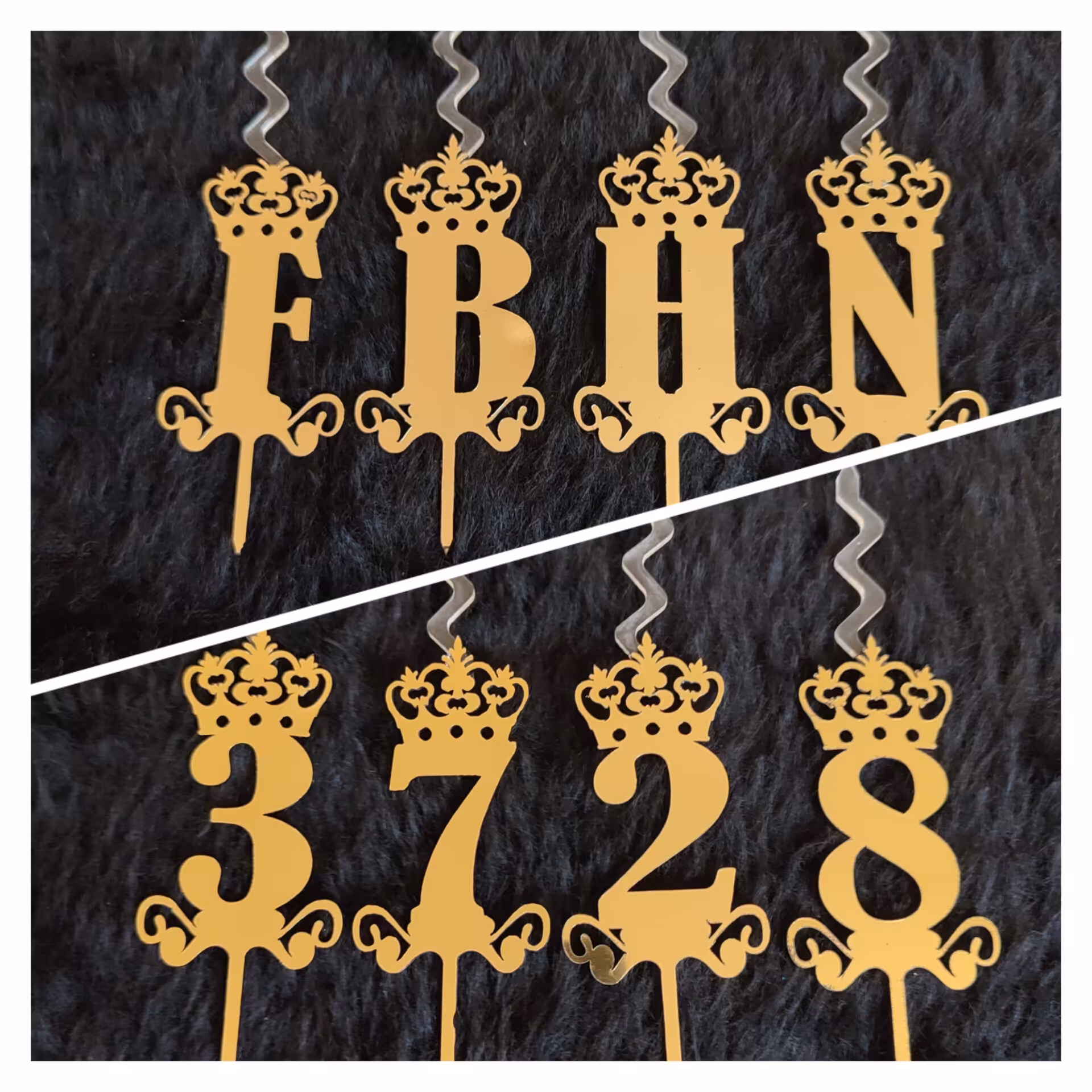 شمع اعداد و حروف مولتی کوچک در سایز (7 در  4) تعداد (10 بسته 20 عددی)