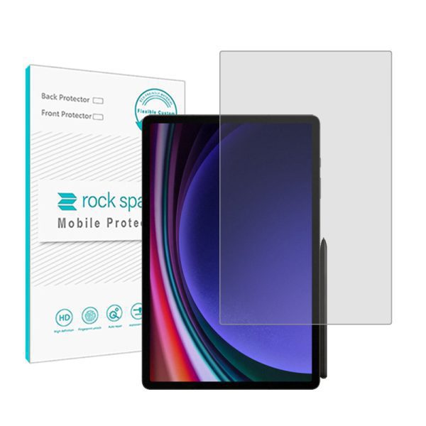 گلس تبلت سامسونگ Galaxy Tab S9 Plus مدل نانو هیدروژل شفاف برند راک اسپیس کد 28142XL