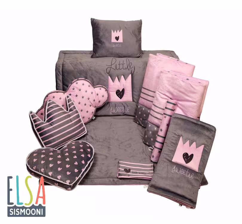 سرویس خواب 10تیکه Little Sweetie-Girl رزبرن roseborn