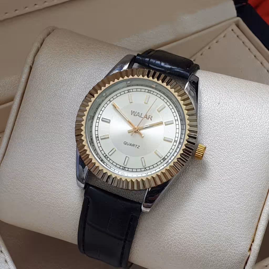 ساعت مچی پسرانه و دخترانه والار بند چرم صنعتی Walar