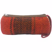 جامدادی گلیم دستباف  کد JAMEDGLI5  نفیس زیپ قوی رنگ قرمز آجری