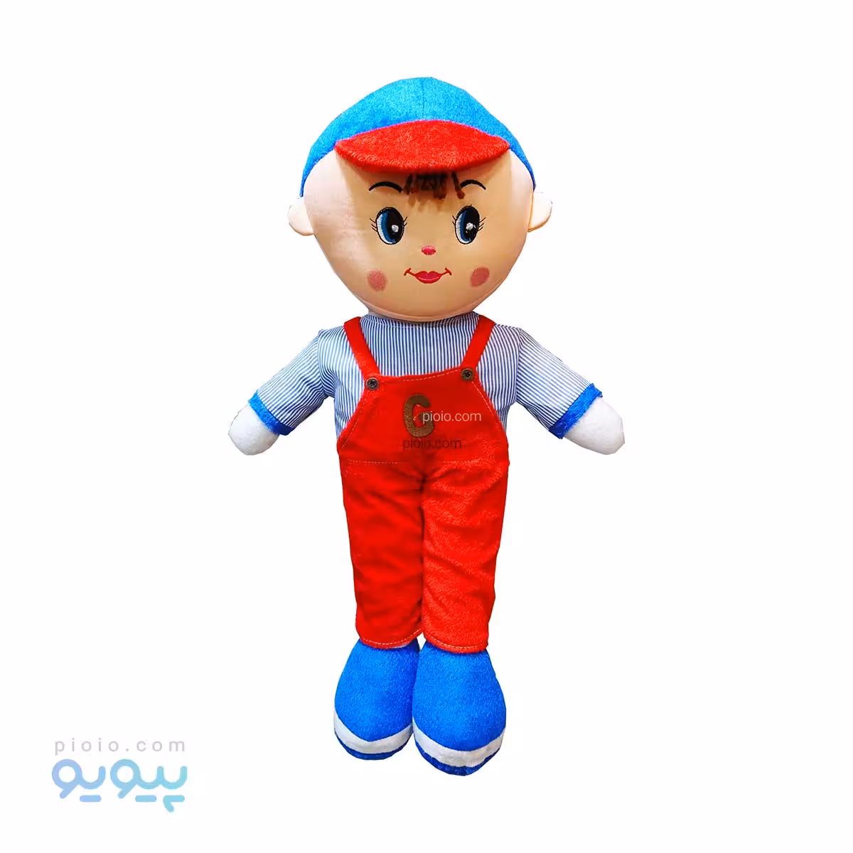 عروسک پسر پارچه ای کلاه دار