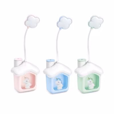 چراغ مطالعه فانتزی یونیکورن دارای تراش و قلک