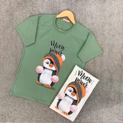 تیشرت پنبه پنگوئن