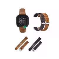 بند چرمی ساعت فیت بیت ورسا Fitbit Versa مدل Genuine Leather