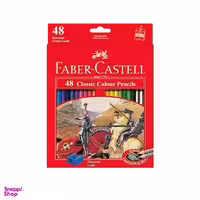 مداد رنگی 48 رنگ فابر-کاستل جعبه مقوایی مدل Classic