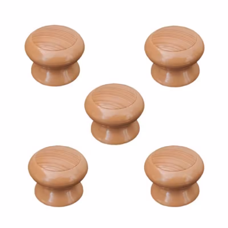 دستگیره کابینت کمد طرح چوب مناسب آشپزخانه های لوکس بسته 5 عددی همراه با پیج 