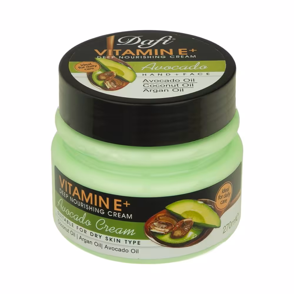 کرم کاسه ای نرم کننده ویتامین E و آووکادو دافی 270 میل