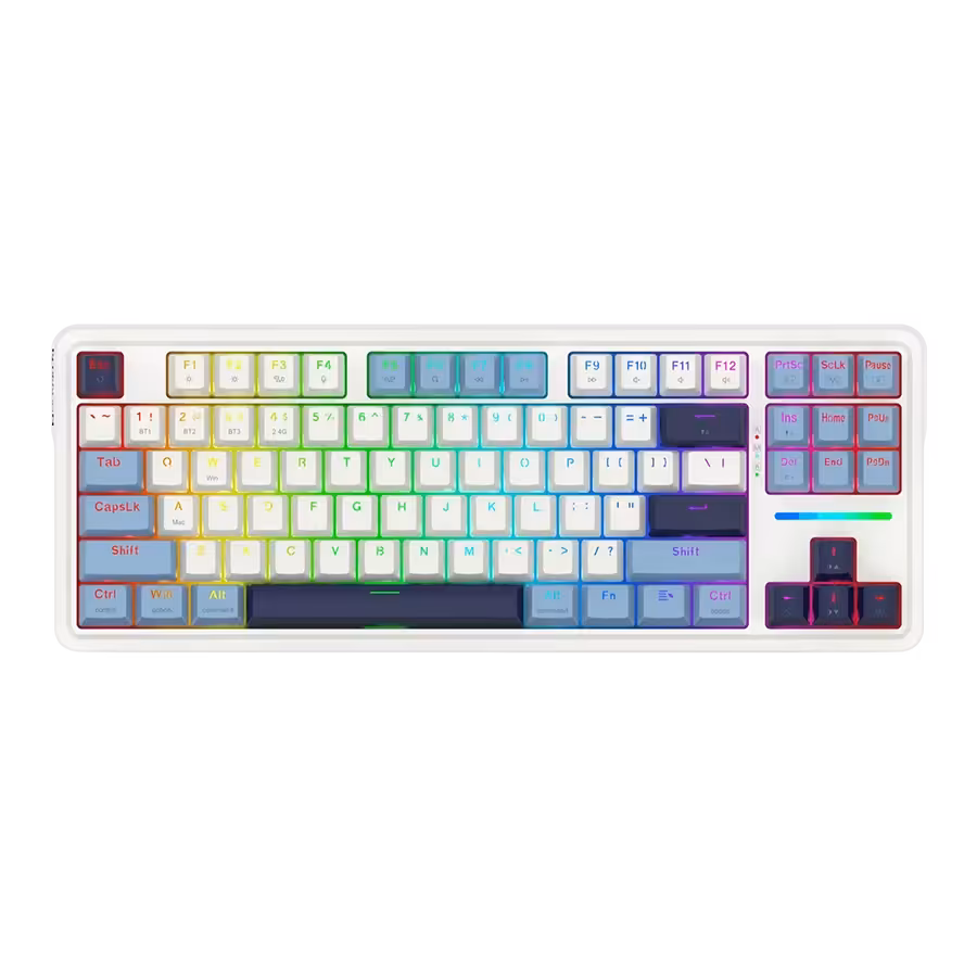 کیبورد بی سیم/باسیم مکانیکال گیمینگ ردراگون K728 WBB PRO RGB | فروشگاه تکاف