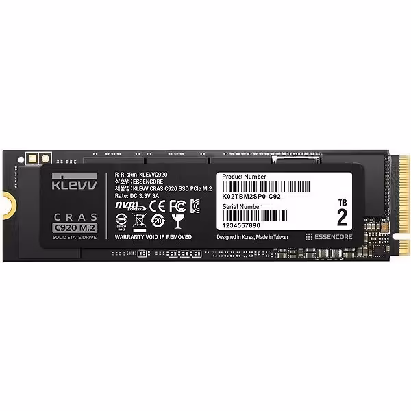 خرید اس اس دی کلو KLEVV CRAS C920 SSD 2TB با بهترین قیمت