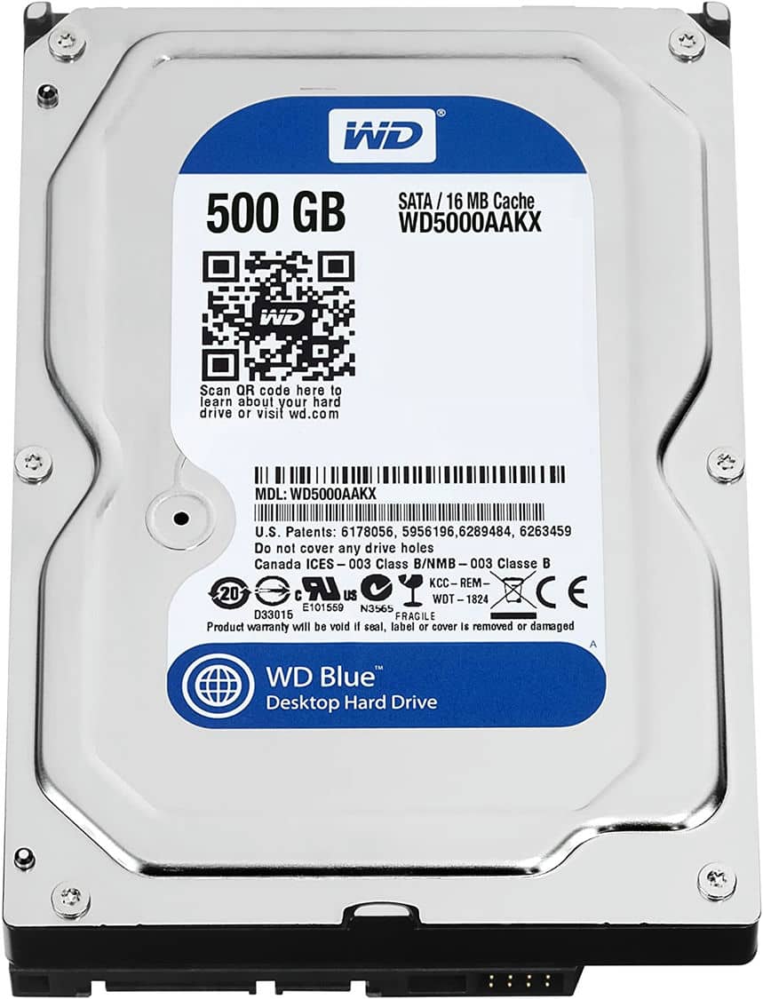 هارد اینترنال وسترن دیجیتال مدل Blue ظرفیت 500 گیگابایت