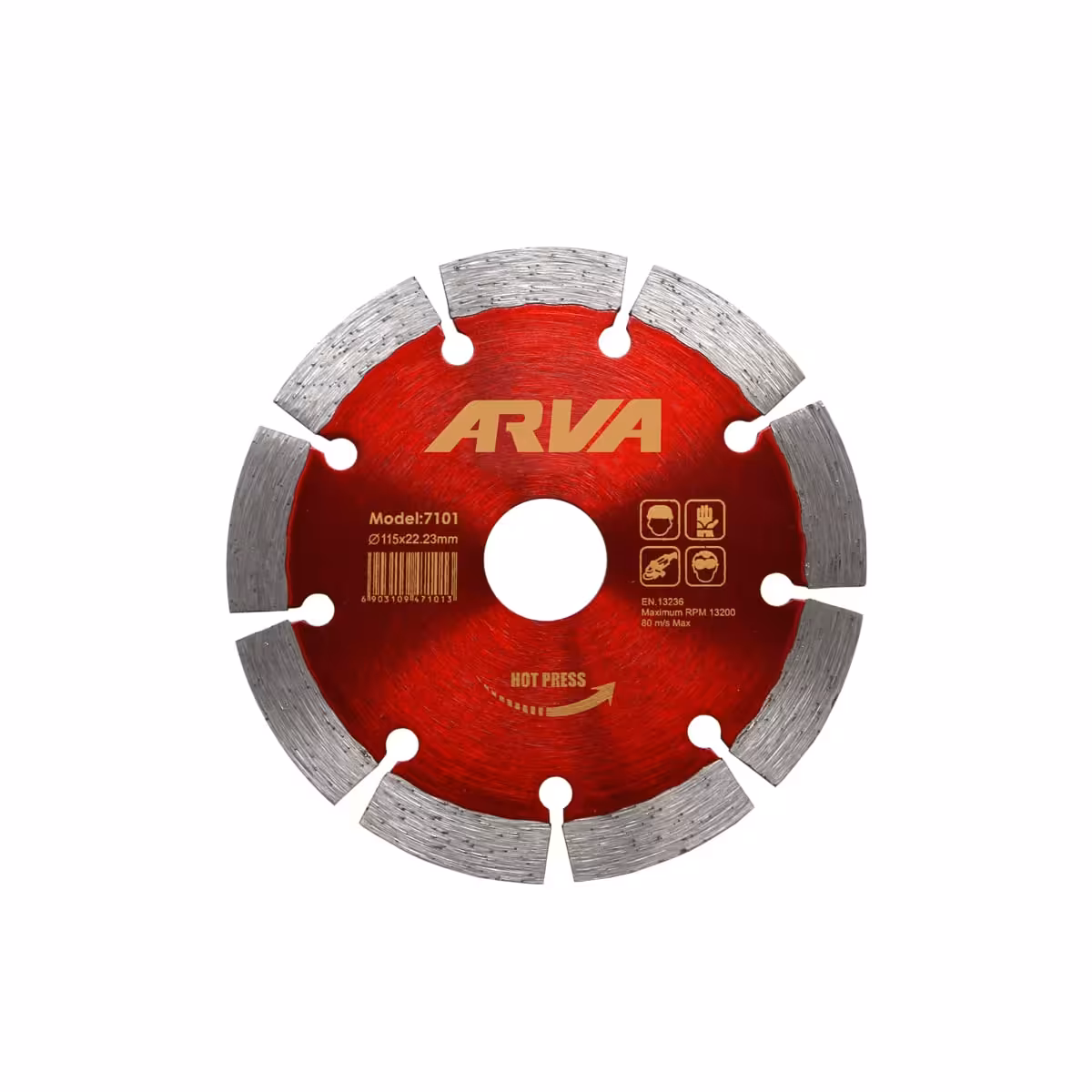 صفحه گرانیت بر مینی 115 میلی متری آروا مدل 7101