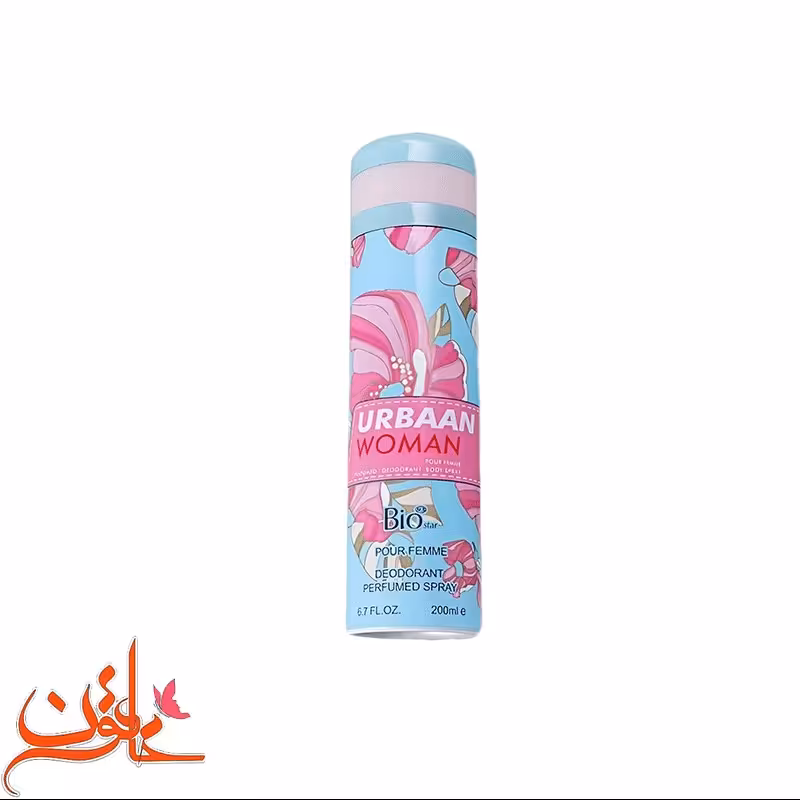 اسپری بدن زنانه بیو استار مدل Urban اوربان حجم 200 میل اسپری یوربان