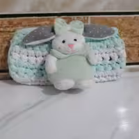 جامدادی. خرگوشی. رنگ. سبز 