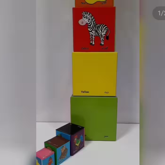 بازی برج مکعب فکری