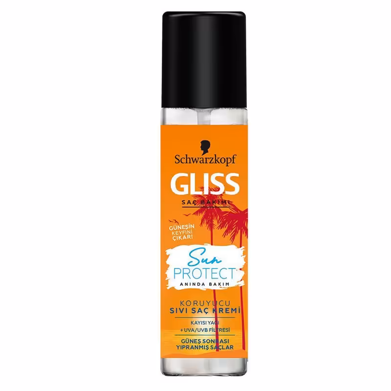 اسپری دو فاز مو گلیس مدل Sun Protect حجم 200 میلی لیتر