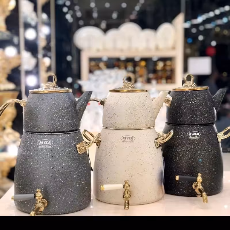 کتری و قوری فول گرانیتی
برند معروف ریور کد رس
