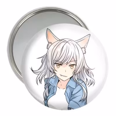 آینه جیبی خندالو مدل بلک هانئکاوا انیمه مونوگاتاری کد 16229