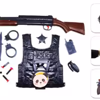 مجموعه شاتگان با جلیقه و کلت