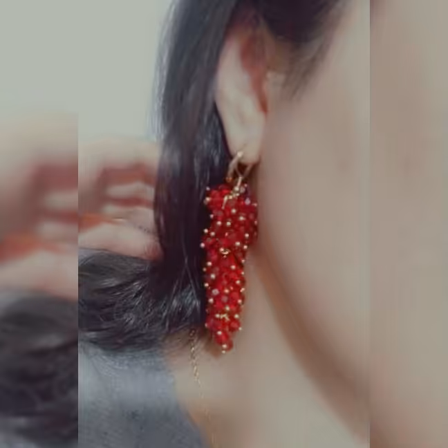 گوشواره زنانه مدل خوشه انگور 