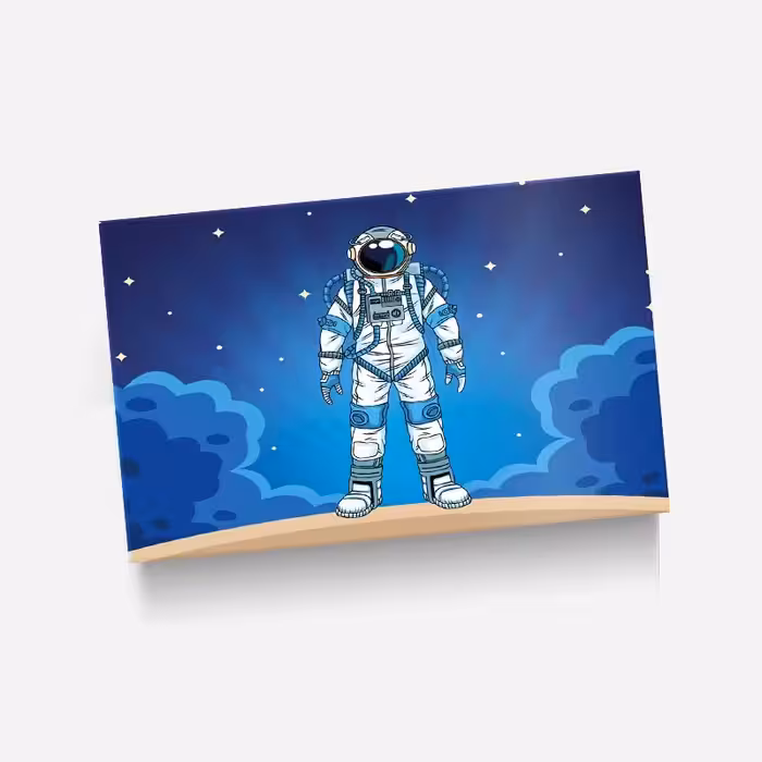 استیکر(برچسب) کارت عابر بانک-طرح مریخ-فضا نورد-کد681-سفارشی