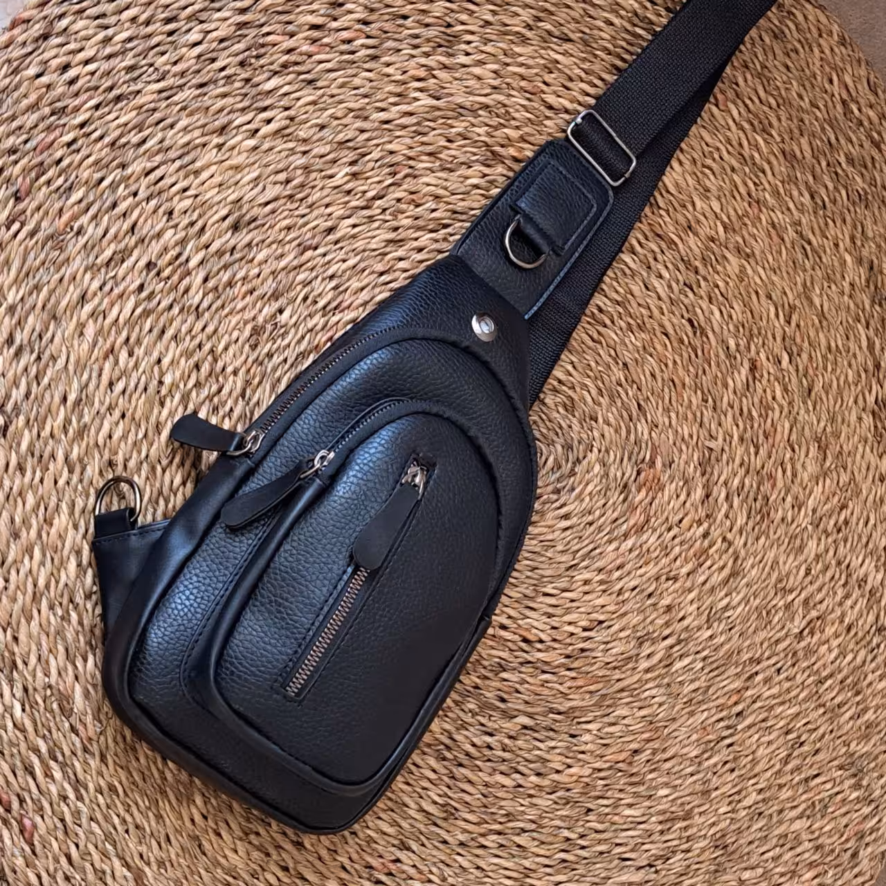 کیف بادی بگ کد 0998 مشکی ساده 